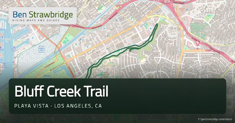 Bluff Creek Trail trail map