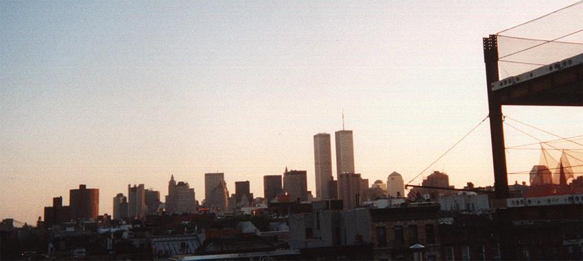 Downtown skyline at dusk, 1999
