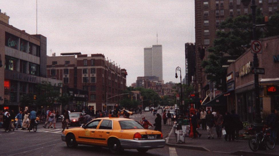 The towers at the end of the avenue, 1999