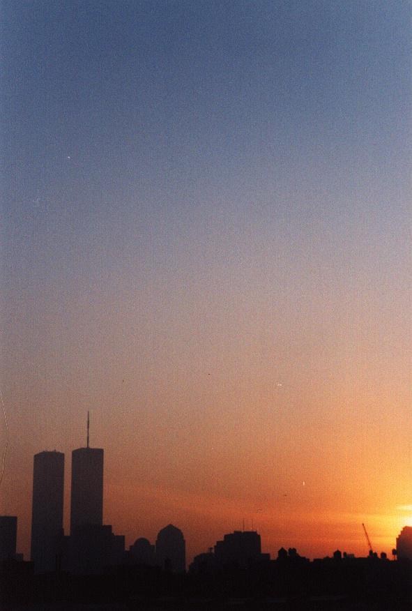 Sunset behind the skyline, 1999