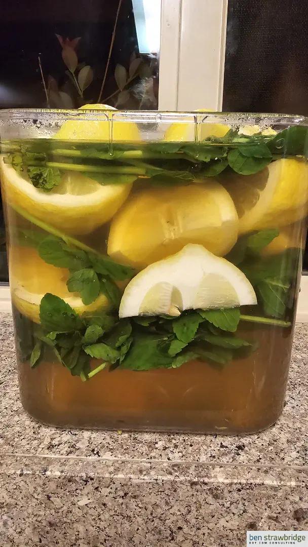 The final lemon mint concentrate The final lemon mint concentrate