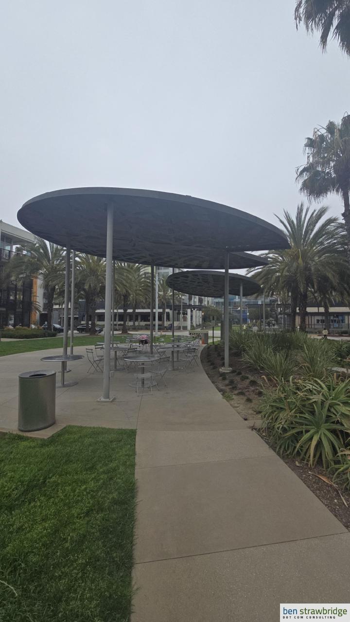 Picnic area at The Lawn